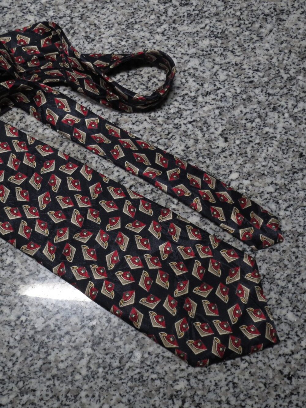 Vintage Boston Traders 100% Silk Tie